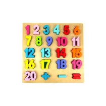 Lw Wooden Number Puzzle Toy