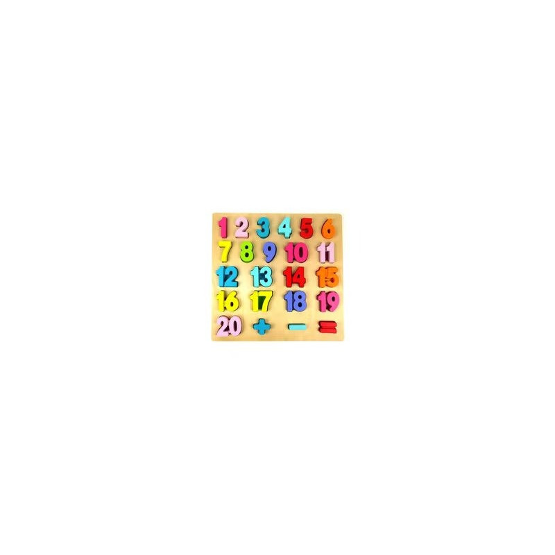 Lw Wooden Number Puzzle Toy