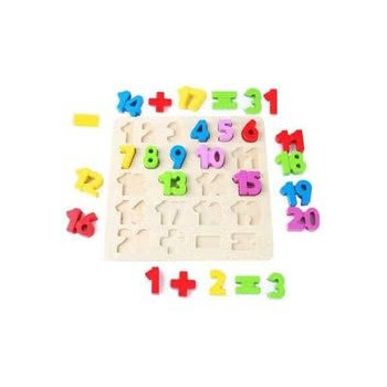 Lw Wooden Number Puzzle Toy