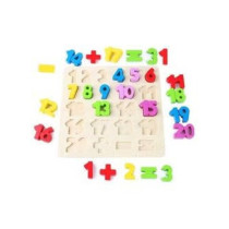 Lw Wooden Number Puzzle Toy
