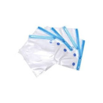 5-Piece Vacuum Storage Bag Clear/Blue, 30 x 34cm