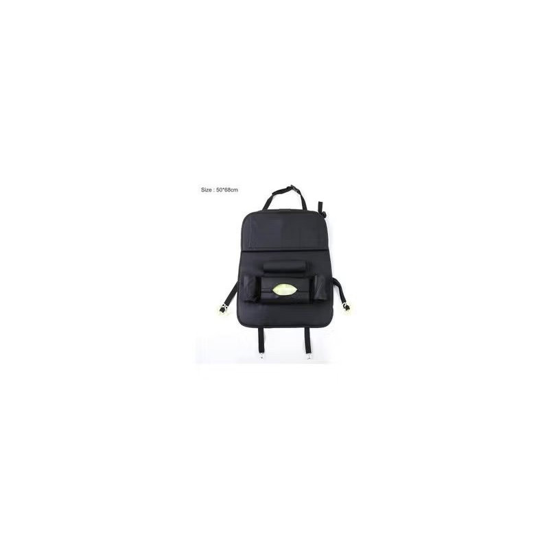 Auto Storage Pockets Vehicle Bags Back Seat Hanging Bag Multi Pocket Bottle Cup Tissue Box Holder