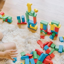Roco 100-Piece Gorgeous Stacking Block Set