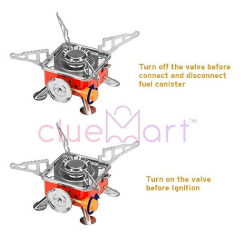 Portable Camping Foldable 2800W Gas Stove Picnic Furnace 20 x 10 x 20cm