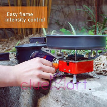 Portable Camping Foldable 2800W Gas Stove Picnic Furnace 20 x 10 x 20cm