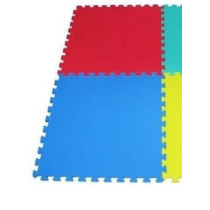 Rbwtoys 4-Piece Portable Lightweight Compact Authentic Interlocking Floor Foam Mat Set 120 x 120Centimeter