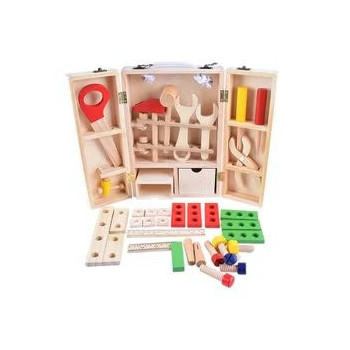 Wooden Tool Set For Kids Educational Stem Construction Toy