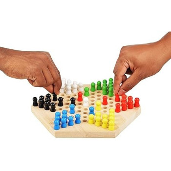 Viga Wooden Chinese Checkers Board Game