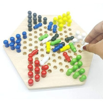 Viga Wooden Chinese Checkers Board Game