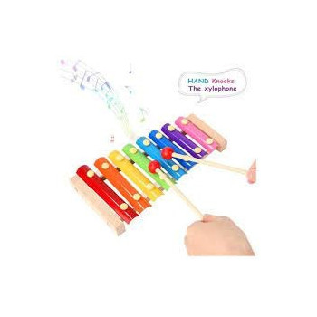 Wooden Brackets Piano Infant Toy