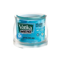 Dabur Vatika Naturals Menz Styling Hair Gel Wet Look With Splash Effect Strong Hold And High Shine Easy To Style 250.0 ml