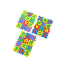 36-Piece Alphabet Puzzle Foam Mat Multicolour