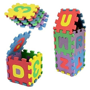 36-Piece Alphabet Puzzle Foam Mat Multicolour