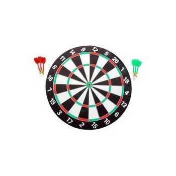 Color Full Dart Board With 6 Darts 17 Inch