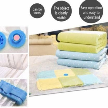 Space Saving Vacuum Bag White 33 x 20 x 2Centimeter