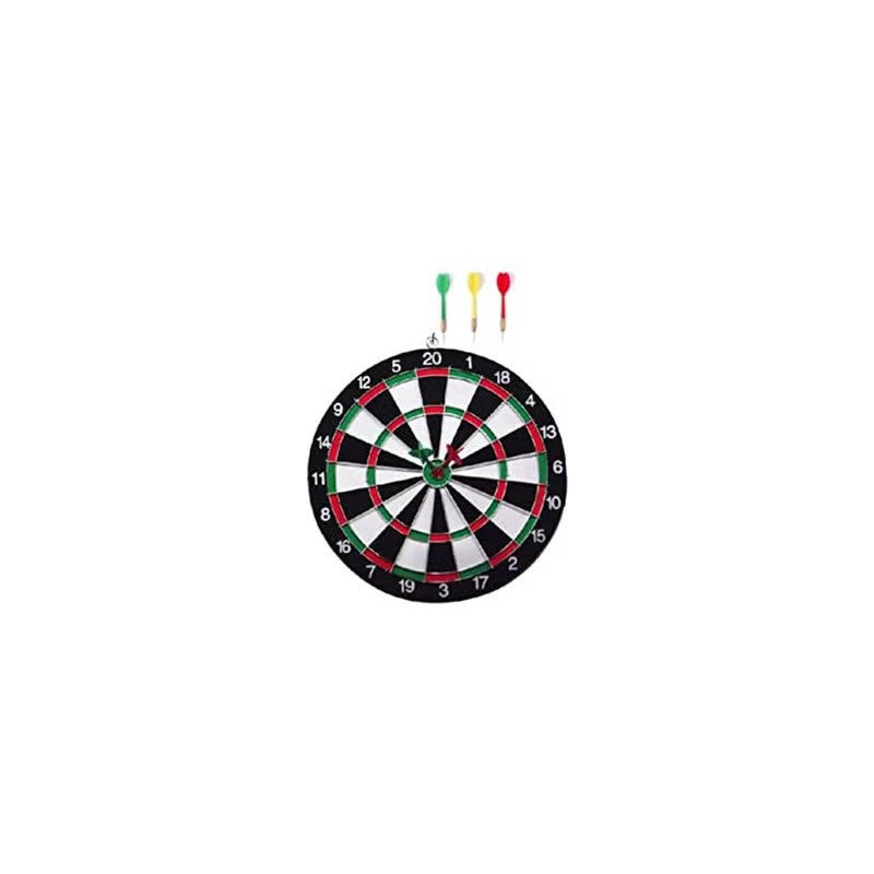 Tournament Steel Wire Dart Board Double Sided Hanging Dart Game Four Darts Set 12cm