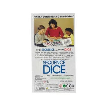 Sequence Dice Game Multicolour For 7+ Years