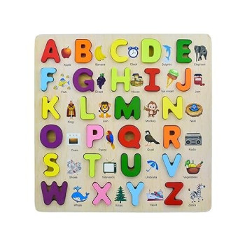 Capital Letter 3D Puzzle Multicolour For 2+ Years