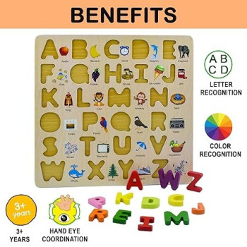 Capital Letter 3D Puzzle Multicolour For 2+ Years