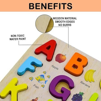 Capital Letter 3D Puzzle Multicolour For 2+ Years