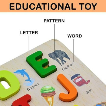 Capital Letter 3D Puzzle Multicolour For 2+ Years