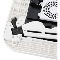 Laptop Table With Fan And Usb White Colour