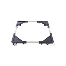 Retail Multi Functional Movable Adjustable Base For Washing Machine Black