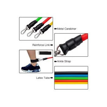 Kangaroo Resistance Rope Set Crossfit Chest Expander Puller Body Training Workout Yoga