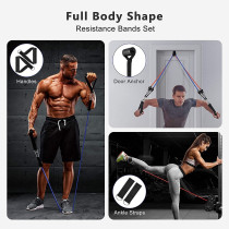Kangaroo Resistance Rope Set Crossfit Chest Expander Puller Body Training Workout Yoga