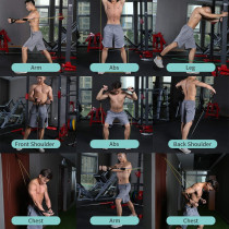 Kangaroo Resistance Rope Set Crossfit Chest Expander Puller Body Training Workout Yoga
