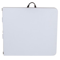 Lanny Foldable Buffet Table White/Black 180 x 75 x 70 Centimeter