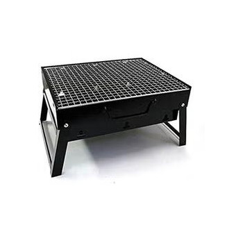 Portable And Foldable Charcoal Barbeque Grill Black Colour
