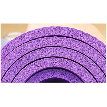 Natural Environmental Protection Rubber High Density Unisex Yoga Mat 10Mm Nonslip Thickening Widened Yoga Mat Sports Beginner Multifunctional Fitness Mat 185cm