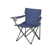 Foldable Chair Blue/Black-Nylon Metal