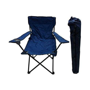 Foldable Chair Blue/Black-Nylon Metal