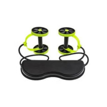 Ab Roller Abdominal Muscle Trainer Wheel Arm Waist Leg Exercise Multi-Functional Exercise Gym Fitness Equipments With Mat