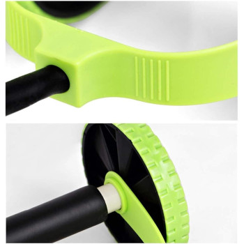 Ab Roller Abdominal Muscle Trainer Wheel Arm Waist Leg Exercise Multi-Functional Exercise Gym Fitness Equipments With Mat