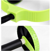 Ab Roller Abdominal Muscle Trainer Wheel Arm Waist Leg Exercise Multi-Functional Exercise Gym Fitness Equipments With Mat