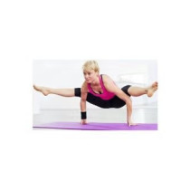Yoga Mat Extra Thick High Density Exercise With Carrying Strap And Bag 61cm