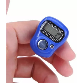 Rosh 2-Piece Digital Electronic Finger Wearable Tally Counter Blue Colour