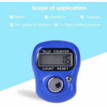 Rosh 2-Piece Digital Electronic Finger Wearable Tally Counter Blue Colour