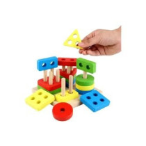 Wooden Matching Blocks Set