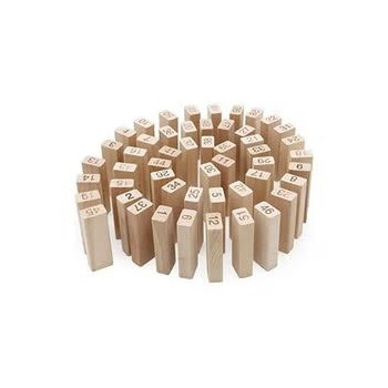 Babybaba Wooden Building Blocks Puzzle With Free Key Ring