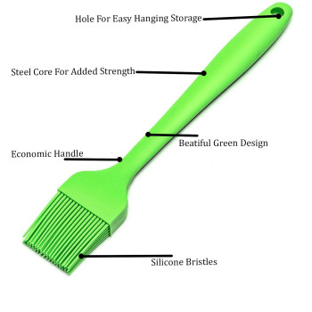 Beauenty Silicone Oil Brush Green 20.5 x 3.3cm