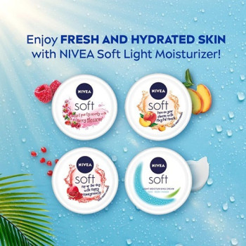 Nivea Soft Moisturizing Cream Refreshingly Clear 2 x 300 ml