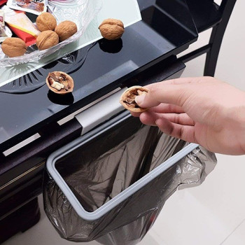 Kitchen Tools Garbage Bag Holder White/Grey