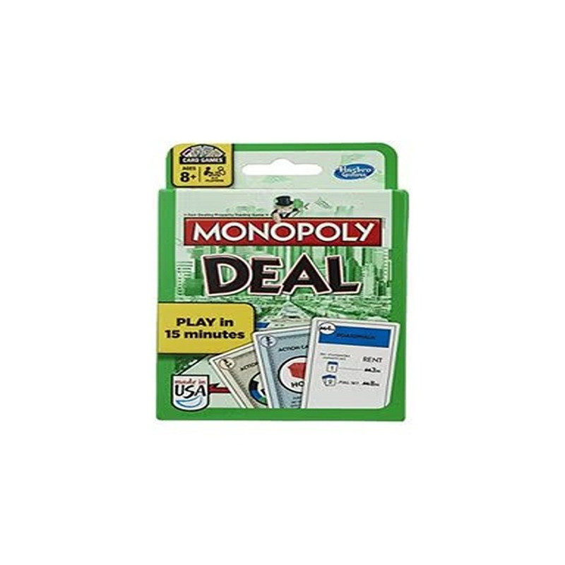 Hasbro Monopoly Deal Card Game 0.75 Inch