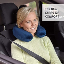 Lp Memory Foam U Shape Neck Pillow Grey Colour
