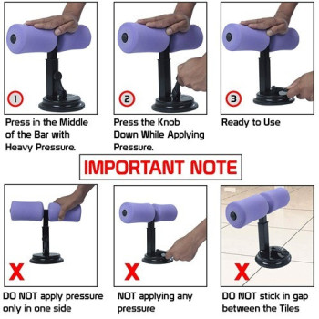 Self-Suction Sit-Up Abdominal Core Trainer 29 x 21 x 12cm