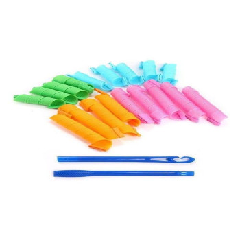 Leverag Circle Diy Hair Styling Roller Pink/Blue/Green